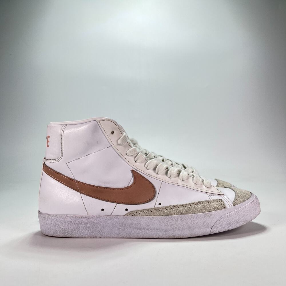 Nike Blazer Mid '77 White Pink Oxford Sneakers CZ1055-118 Womens Sz 11 Men's 9.5